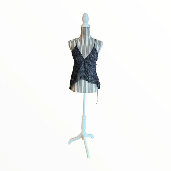 ZARA | Blue | PRINTED TOP - Picture 8 of 13